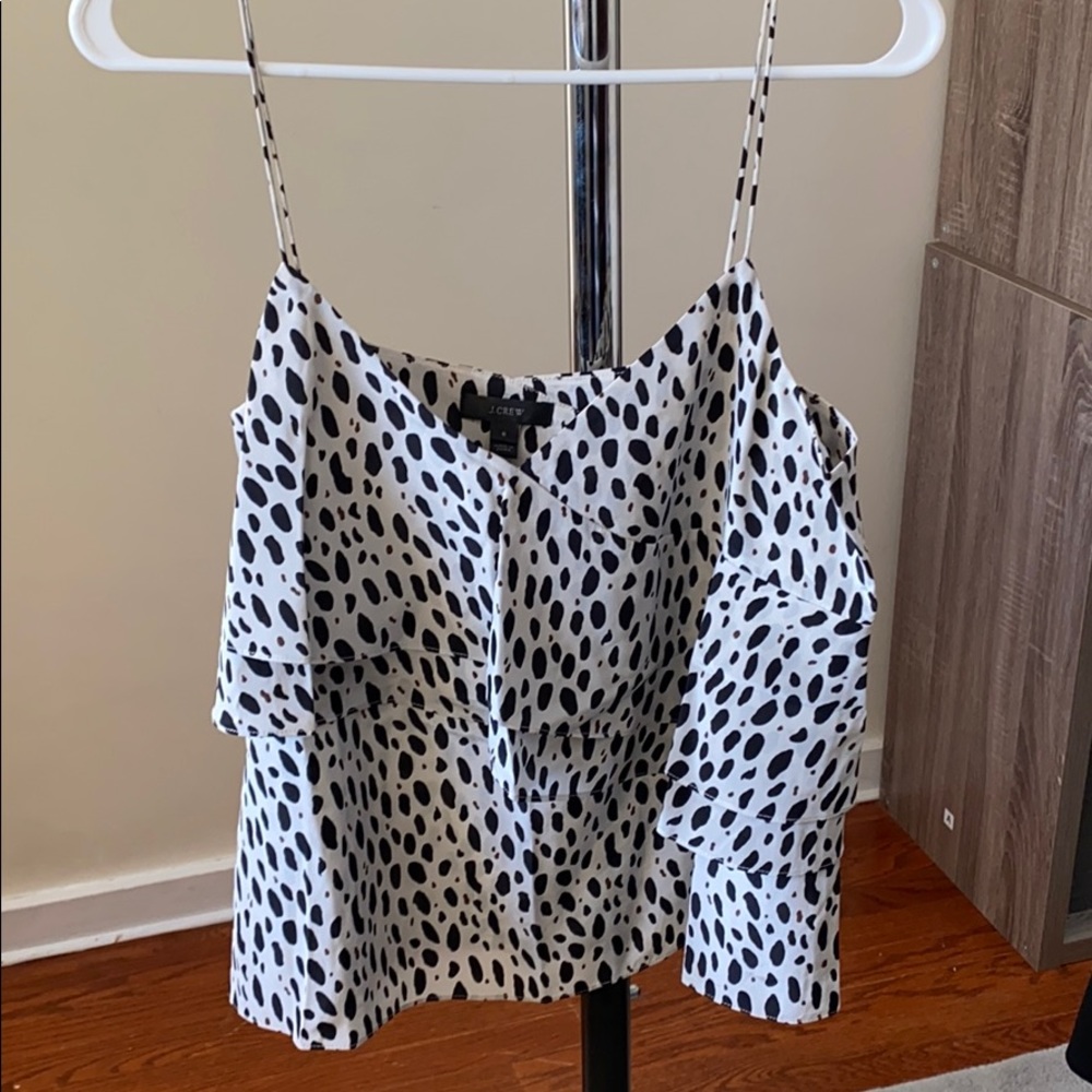 J crew silk tank. Never worn